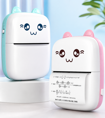 Portable Mini Bluetooth Thermal Printer – Wireless Pocket Photo, Label & Note Printer for iPhone & Android