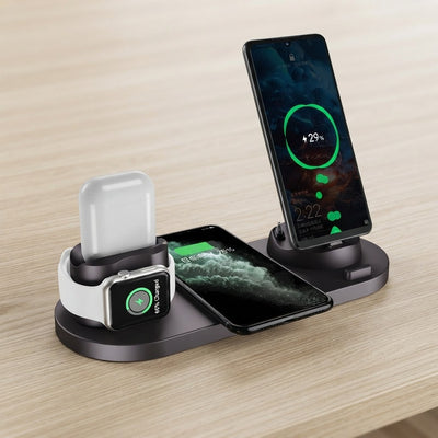 PowerNest™ 6-in-1 Wireless Charging Station